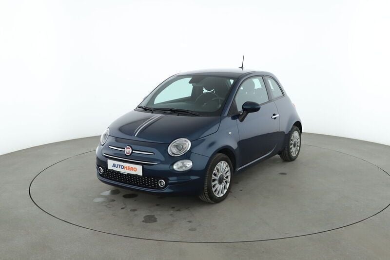 Blau Gebraucht 2020 Fiat 500 Lounge Limousine | 9.610 € (Superpreis) - Bild 1/4