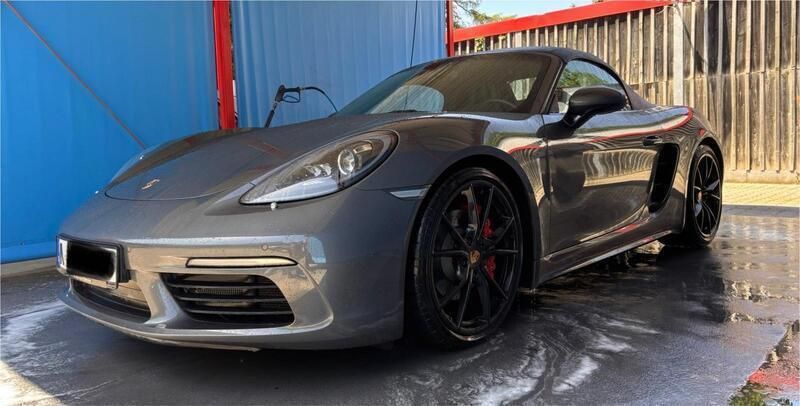 Grau Gebraucht 2017 Porsche 718 Boxster Cabrio | 55.999 € - Bild 1/4