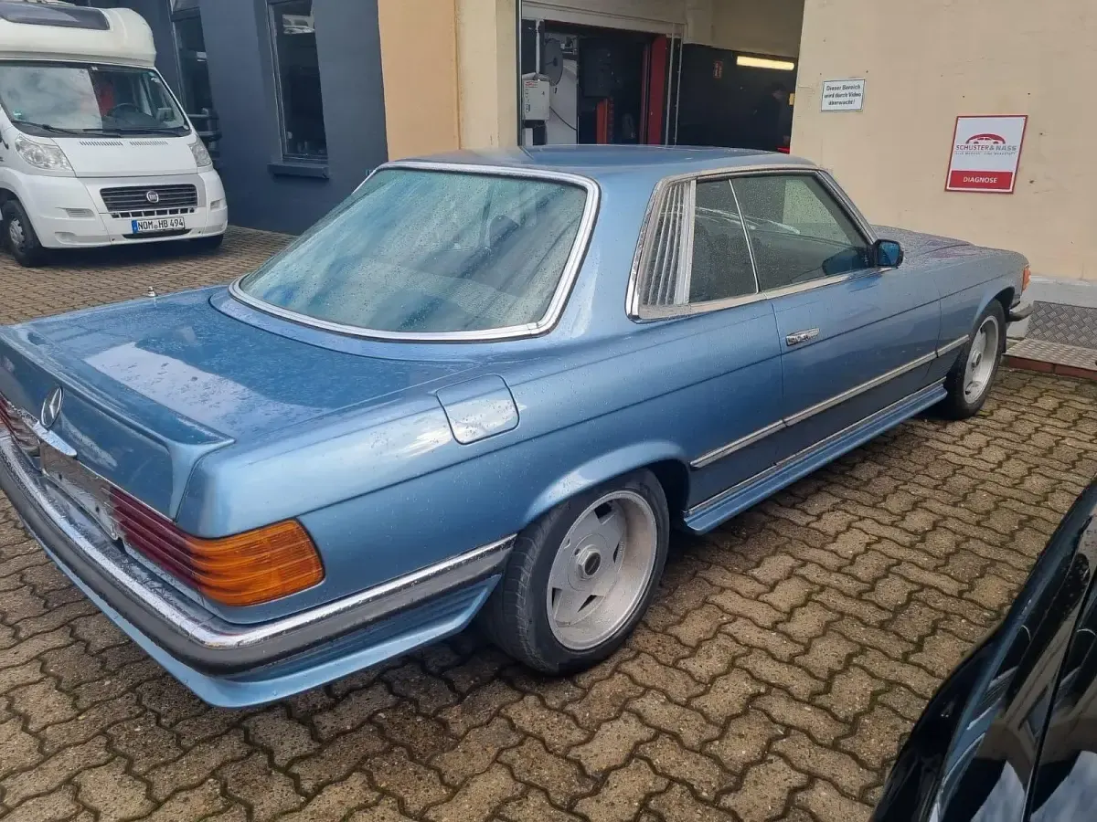 Gebraucht Mercedes SLC280 185 PS (136 kW) 1975 Blau Coupé