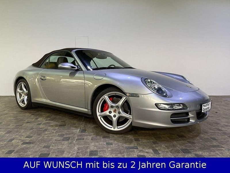Gtsilbermetallic Gebraucht 2006 Porsche 911 Carrera 4S Cabriolet Cabrio | 69.890 € (Teuer) - Bild 1/4