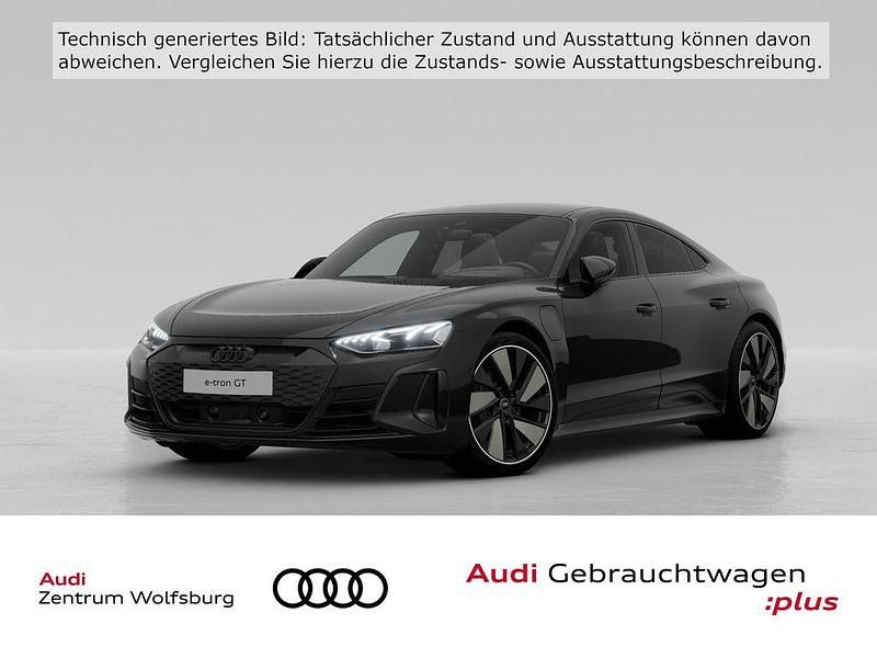 Mythosschwarz metallic Gebraucht 2023 Audi e-tron GT quattro Ambiente Limousine | 65.290 € (Fairer Preis) - Bild 1/4