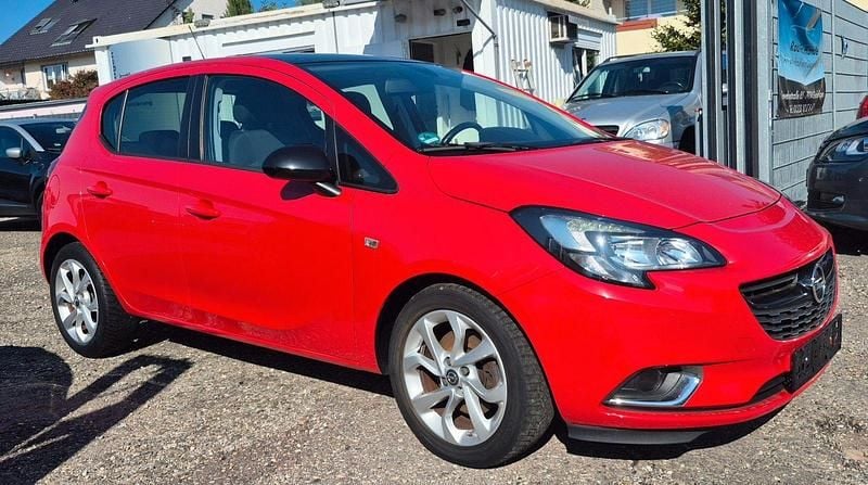 Rot Gebraucht 2016 Opel Corsa Color Edition Kleinwagen | 7.300 € (Fairer Preis) - Bild 1/4