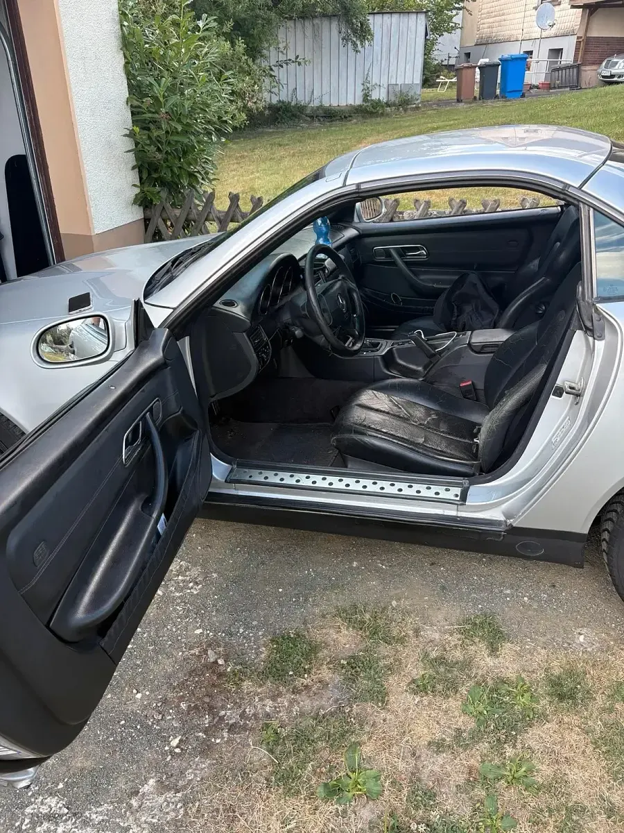 Gebraucht Mercedes SLK200 136 PS (100 kW) 1999 Silber Cabrio