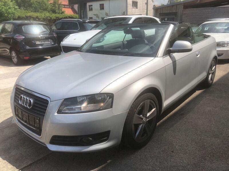Silber Gebraucht 2009 Audi A3 Cabriolet Ambition Cabrio | 5.890 € (Guter Preis) - Bild 1/4