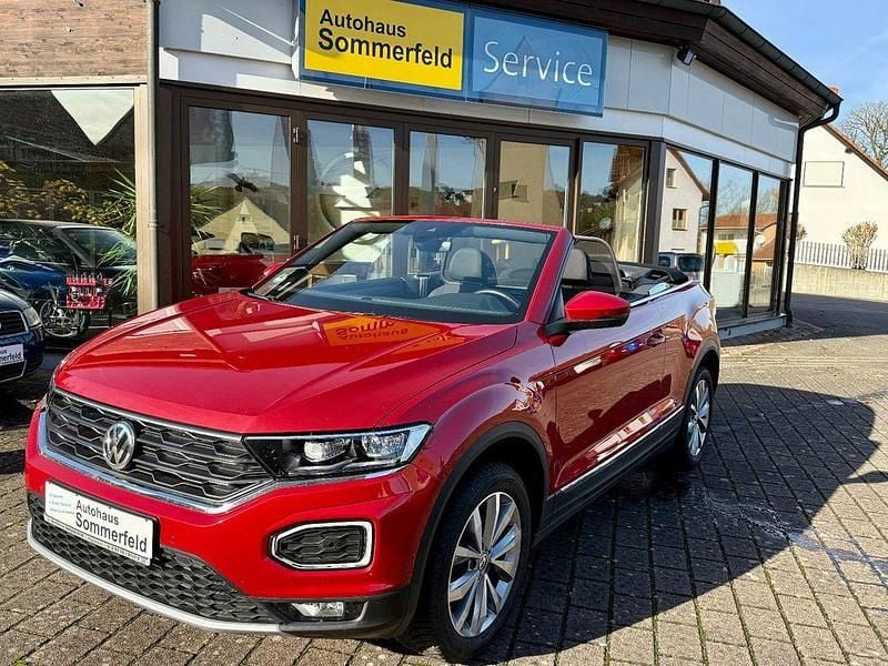 Rot Gebraucht 2020 VW T-Roc Cabriolet Style Cabrio | 19.900 € (Fairer Preis) - Bild 1/4