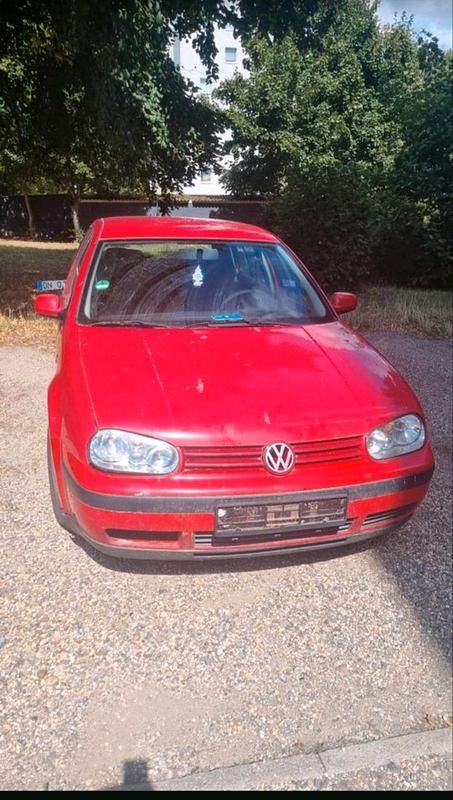 Rot Gebraucht 1999 VW Golf IV Kleinwagen | 480 € (Superpreis) - Bild 1/3