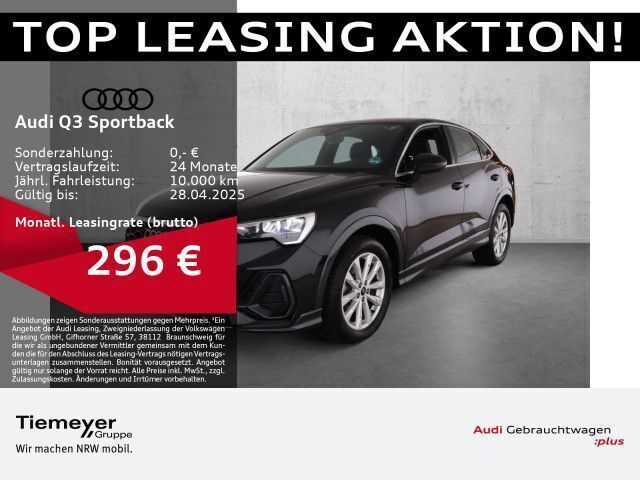 Schwarz Gebraucht 2024 Audi Q3 Sportback Advanced SUV | 39.340 € (Guter Preis) - Bild 1/4
