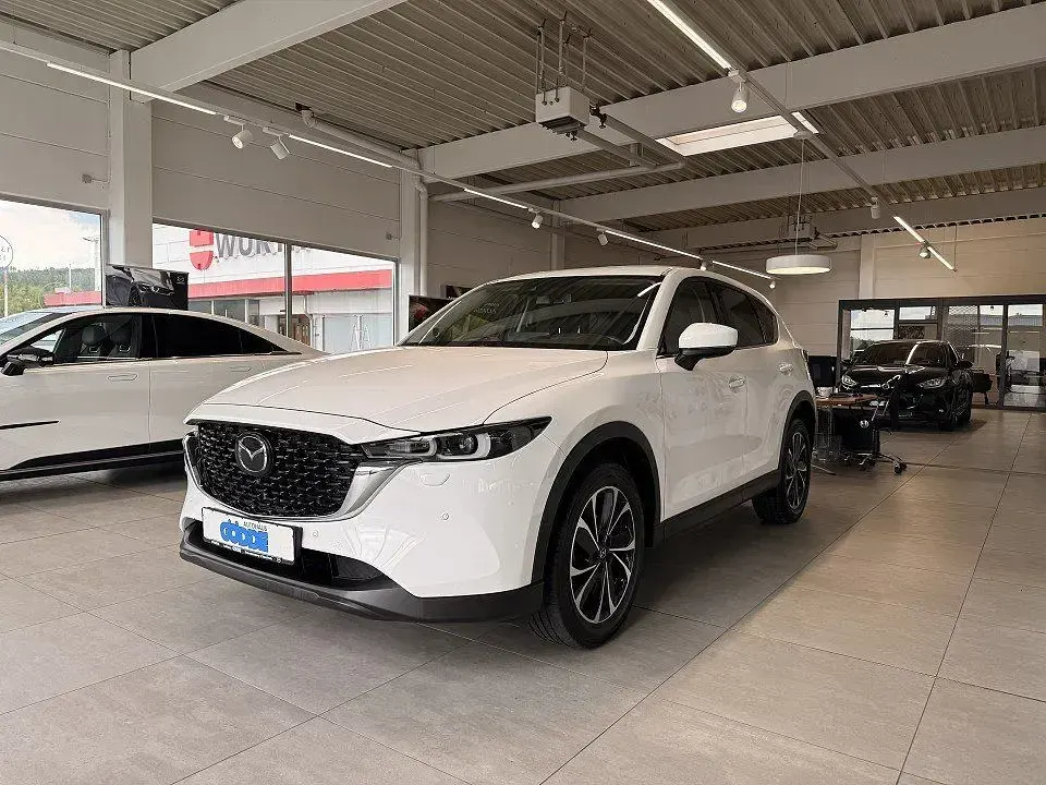 Gebraucht Mazda CX-5 Exclusive-Line 194 PS (142 kW) 2023 Weiß SUV