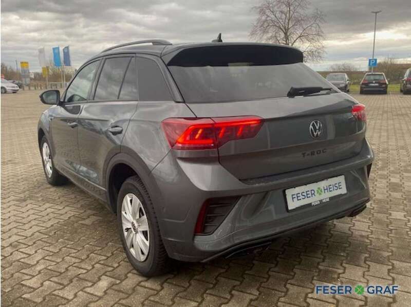 Gebraucht VW T-Roc R-line 150 PS (110 kW) 2024 Indiumgrau metallic schwarz SUV