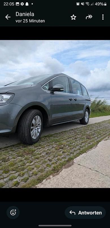 Second-hand VW Sharan 150 CP (110 kW) 2020 Gri Monovolum