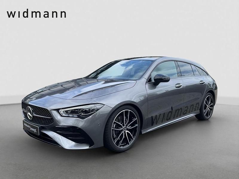 Metalliclack mountaingrau Gebraucht 2025 Mercedes CLA200 Shooting Brake Night Kombi | 43.800 € - Bild 1/4