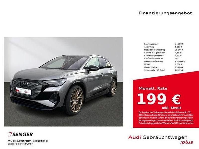 Taifungrau Gebraucht 2022 Audi Q4 e-tron Ambiente SUV | 34.880 € (Fairer Preis) - Bild 1/3