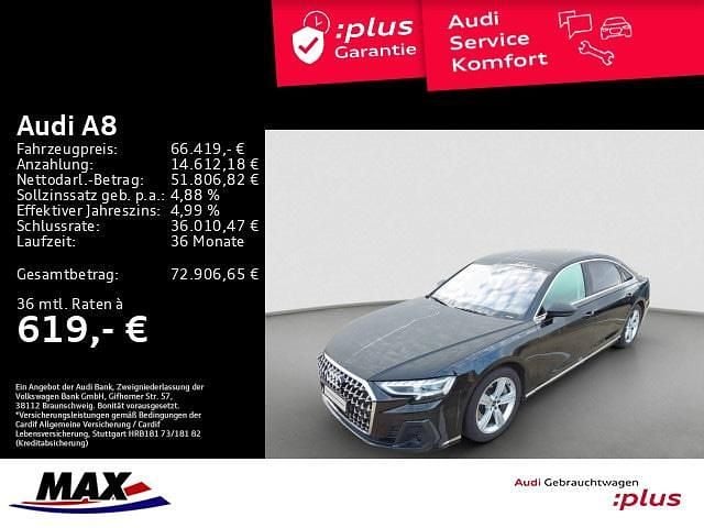Gebraucht Audi A8L Ambiente 462 PS (339 kW) 2024 Mythosschwarz metallic Limousine