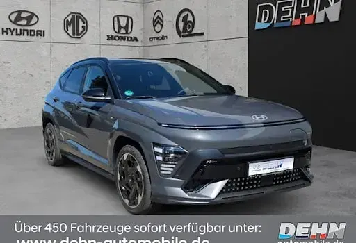 Gebraucht Hyundai Kona N Line 150 kW (204 PS) 2025 Ecotronic grey/abyss black SUV