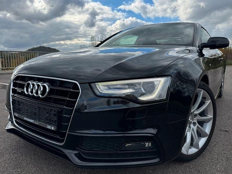 Schwarz Gebraucht 2014 Audi A5 S-Line Coupé | 11.900 € (Superpreis) - Bild 1/4