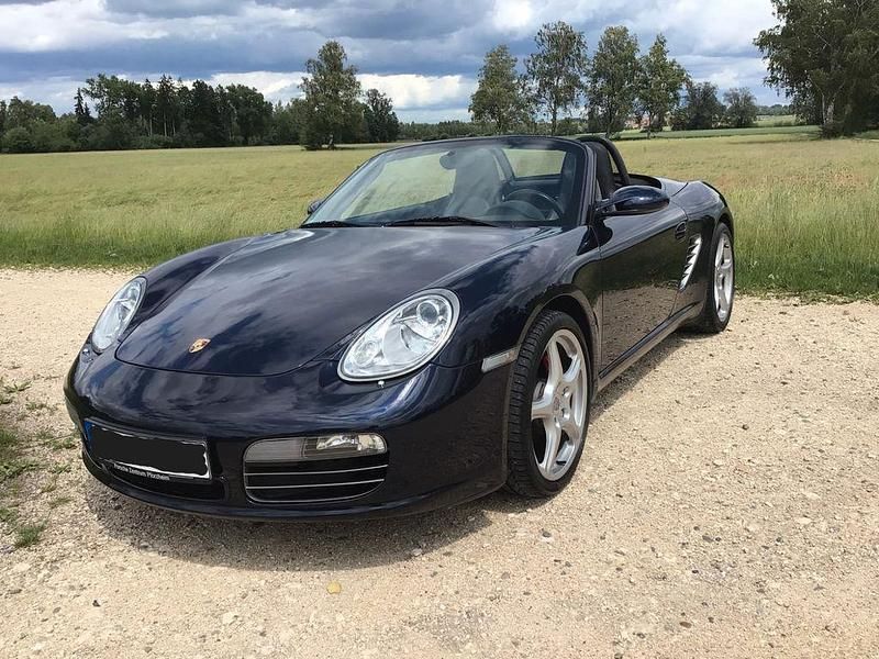 Blau Gebraucht 2007 Porsche Boxster S Cabrio | 27.500 € (Fairer Preis) - Bild 1/4