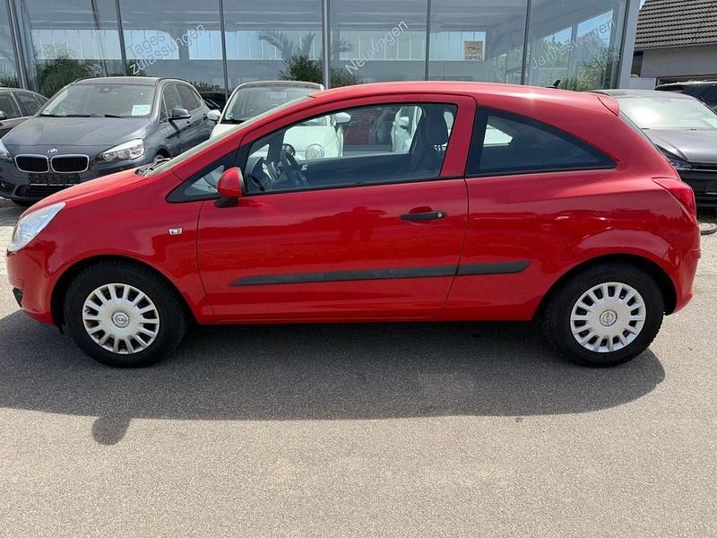 Gebraucht Opel Corsa Basis 60 PS (44 kW) 2007 Rot Kleinwagen
