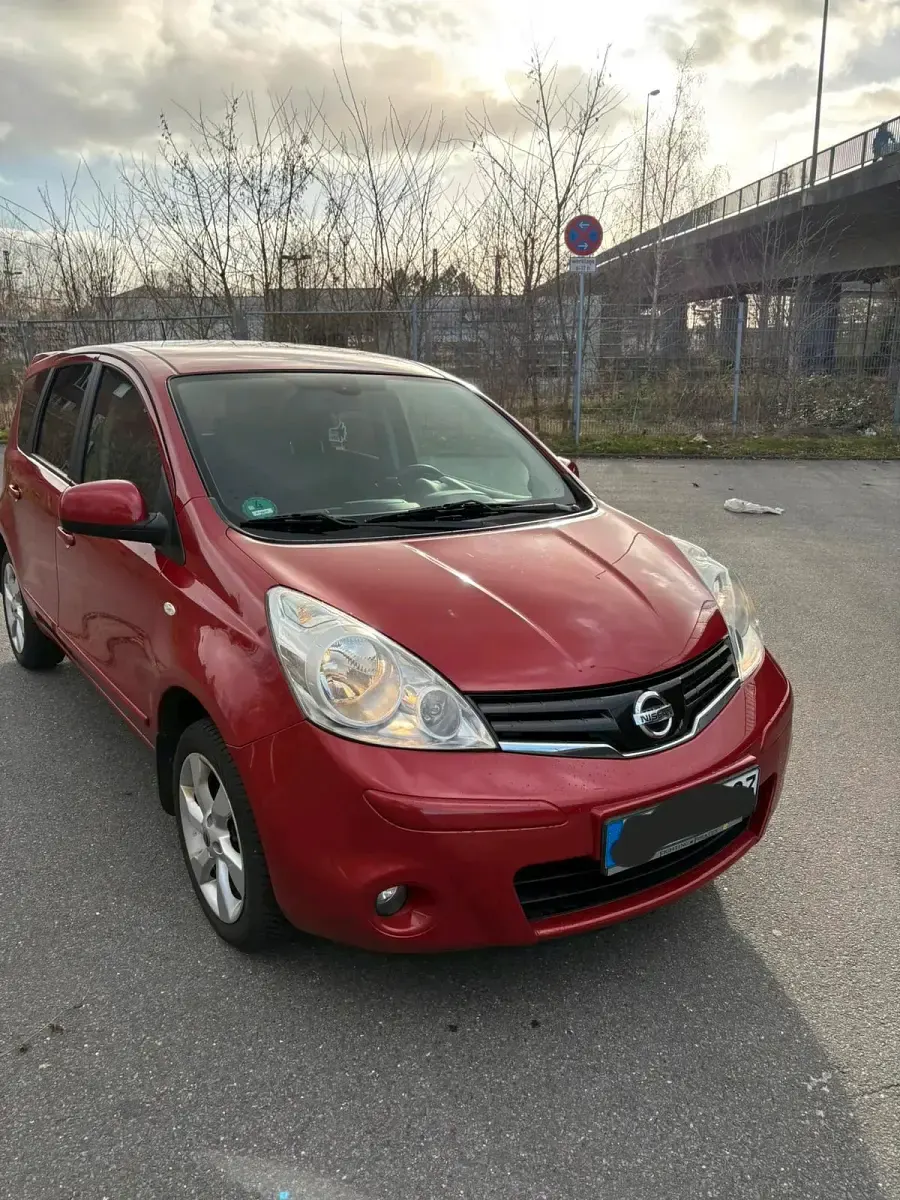 Gebraucht Nissan Note 88 PS (64 kW) 2013 Rot Kleinwagen