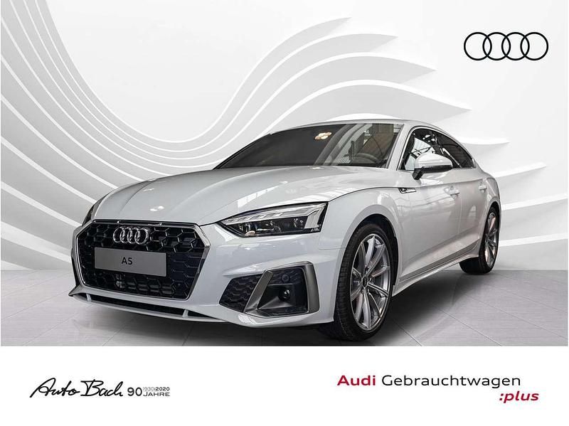 Gletscherweiß metallic Gebraucht 2024 Audi A5 S-Line Coupé | 47.840 € (Superpreis) - Bild 1/4