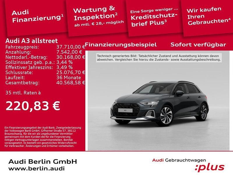 Manhattangrau metallic Gebraucht 2025 Audi A3 Ambiente Kombi | 37.710 € (Fairer Preis) - Bild 1/3