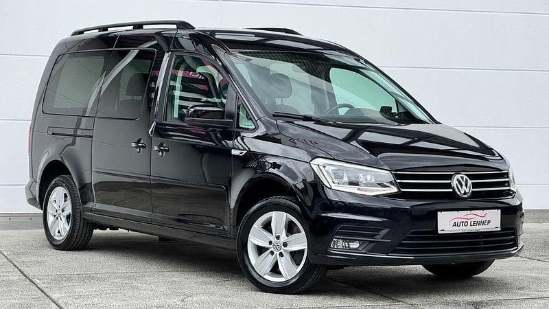 Deep black Gebraucht 2020 VW Caddy Maxi Comfortline Van / Kleinbus | 21.900 € (Guter Preis) - Bild 1/4