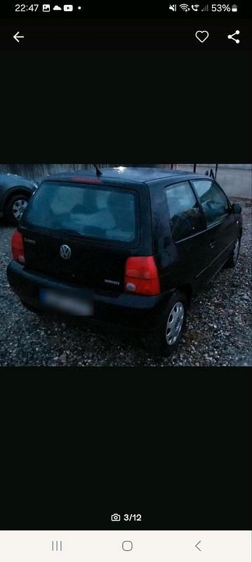 Gebraucht VW Lupo 50 PS (36 kW) 2003 Schwarz Kleinwagen