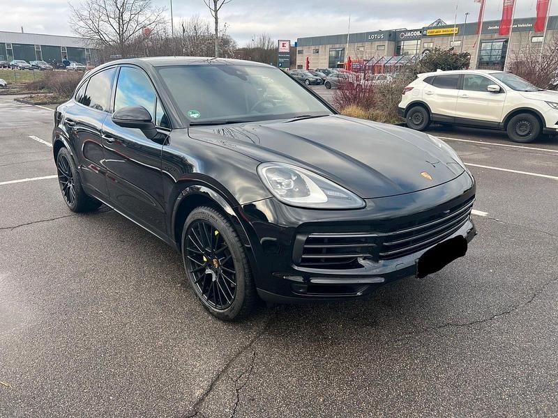 Schwarz Gebraucht 2022 Porsche Cayenne E-Hybrid Coupe Platinum Edition Coupé | 79.900 € - Bild 1/4