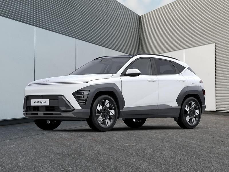 Atlas white Gebraucht 2024 Hyundai Kona Prime SUV | 33.210 € (Teuer) - Bild 1/4