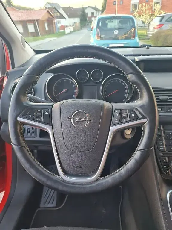 Gebraucht Opel Meriva drive 120 PS (88 kW) 2016 Rot Van / Kleinbus