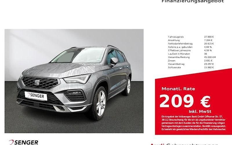 Gebraucht Seat Ateca FR 150 PS (110 kW) 2022 Graphitgrau SUV