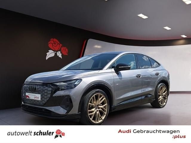 Taifungrau metallic Gebraucht 2022 Audi Q4 Sportback e-tron Ambiente SUV | 29.930 € (Guter Preis) - Bild 1/4