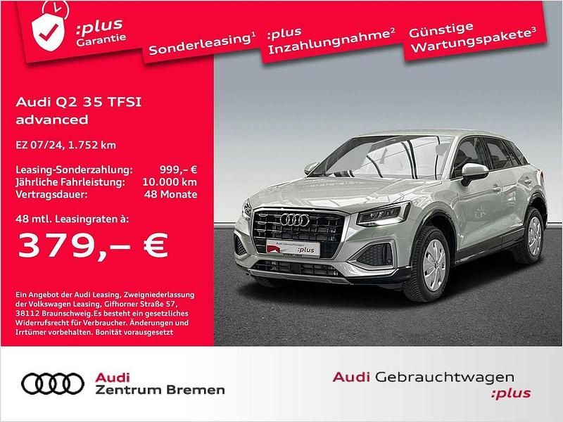 Tausilber metallic Gebraucht 2024 Audi Q2 Advanced Plus SUV | 29.950 € (Etwas zu teuer) - Bild 1/4