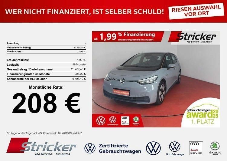 Grau Gebraucht 2021 VW ID.3 Pure Kleinwagen | 17.489 € (Fairer Preis) - Bild 1/4