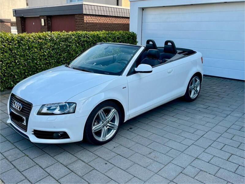 Weiß Gebraucht 2011 Audi A3 Cabriolet S-Line Cabrio | 9.500 € (Teuer) - Bild 1/4