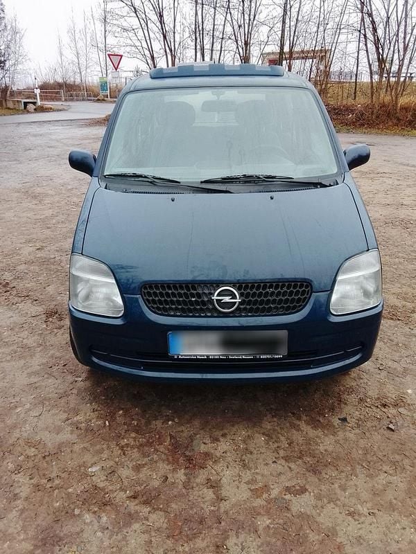 Blau Gebraucht 2002 Opel Agila Comfort Kleinwagen | 1.700 € (Fairer Preis) - Bild 1/4