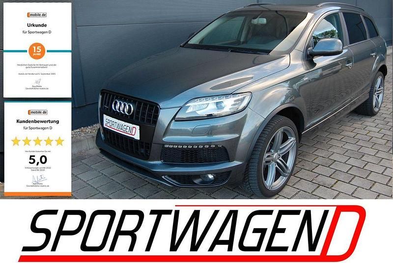 Grau Gebraucht 2013 Audi Q7 S-Line SUV | 21.600 € - Bild 1/4