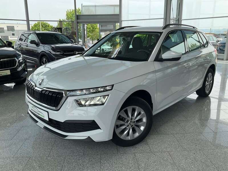 Moonweiss metallic Gebraucht 2022 Skoda Kamiq Ambition SUV | 14.890 € (Guter Preis) - Bild 1/4