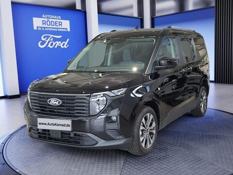 Dunkel schwarz metallic Neu 2025 Ford Tourneo Courier Titanium Van / Kleinbus | 29.290 € (Fairer Preis) - Bild 1/4