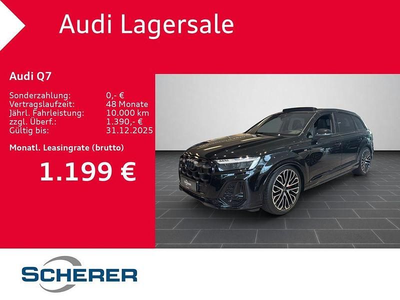 Schwarz Neu 2025 Audi Q7 S-Line SUV | 108.660 € - Bild 1/4