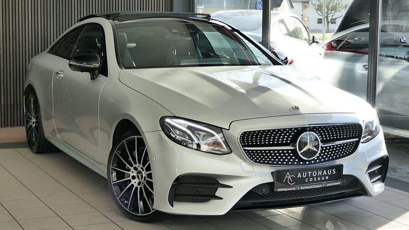 Gebraucht Mercedes E220 AMG line 194 PS (142 kW) 2018 Silber Coupé