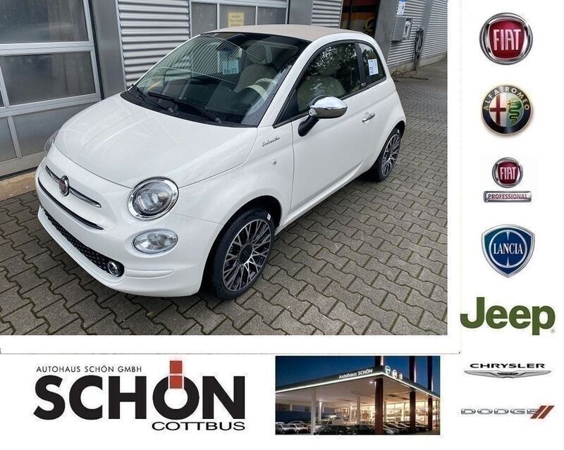 Gelato weiß Gebraucht 2023 Fiat 500C Dolcevita Cabrio | 20.890 € - Bild 1/4