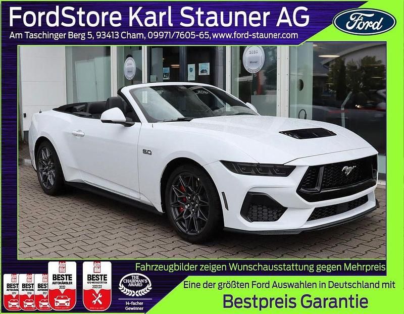 Weiß Neu 2025 Ford Mustang GT Convertible Cabrio | 57.780 € (Fairer Preis) - Bild 1/4