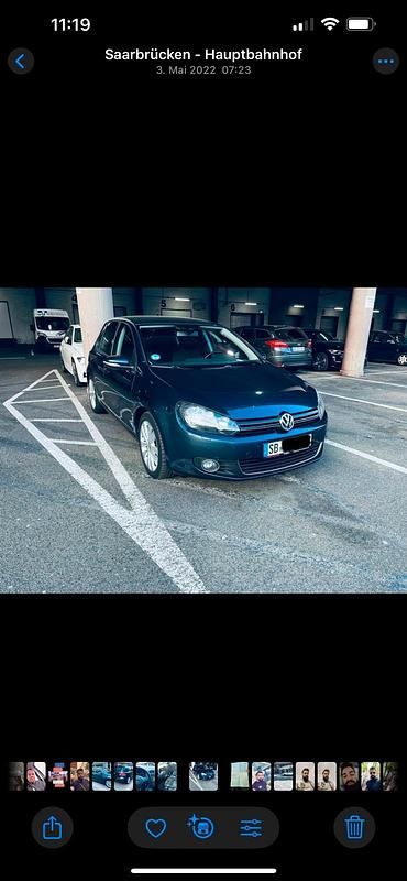 Blau Gebraucht 2009 VW Golf VI Limousine | 6.500 € (Teuer) - Bild 1/4