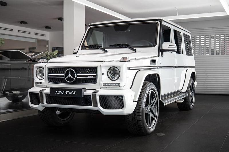 Weiß Gebraucht 2017 Mercedes G63 AMG AMG SUV | 82.900 € (Teuer) - Bild 1/4