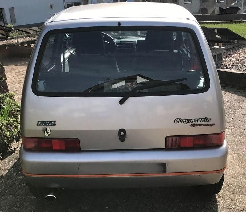 Gebraucht Fiat Cinquecento 54 PS (39 kW) 1997 Silber Kleinwagen