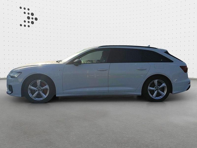 Gebraucht Audi A6 S-Line 367 PS (269 kW) 2022 Gletscherweiß metallic Kombi