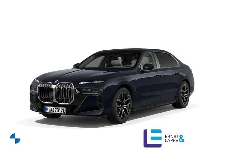 M carbonschwarz metallic Gebraucht 2024 BMW i7 M Sport Limousine | 117.880 € - Bild 1/4