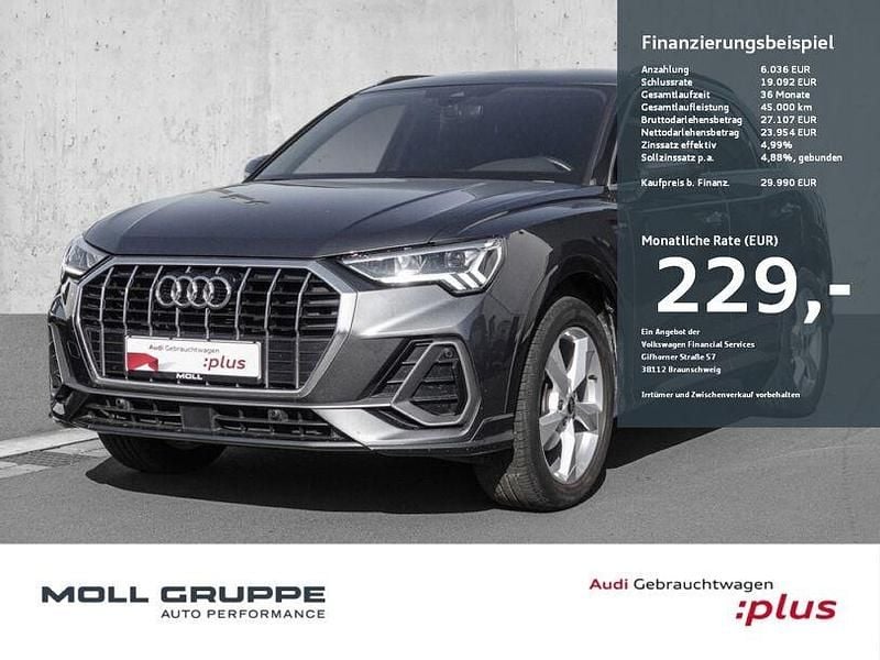 Gray Gebraucht 2022 Audi Q3 S-Line SUV | 29.990 € (Superpreis) - Bild 1/3