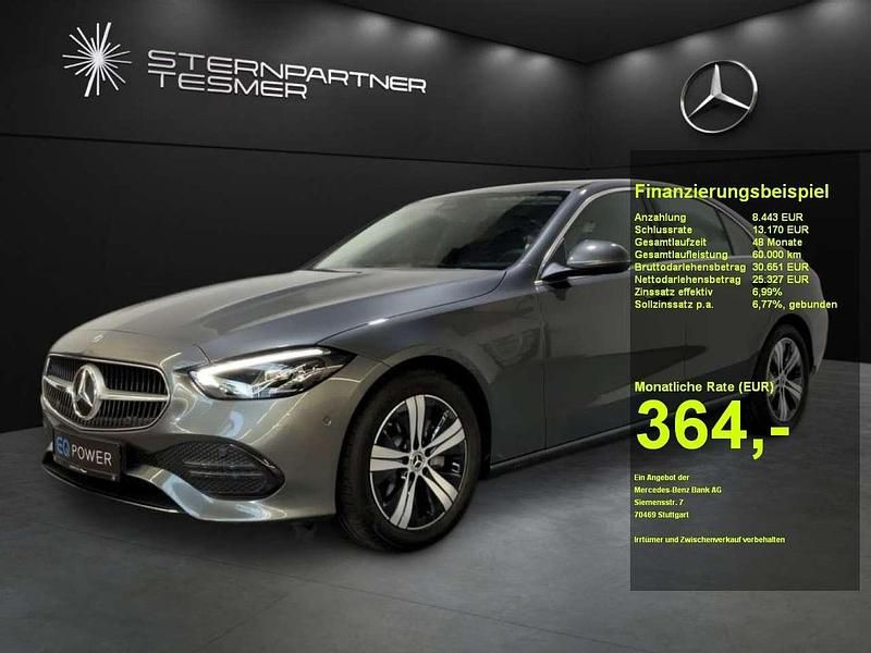 Selenitgrau Gebraucht 2022 Mercedes C180 Avantgarde Limousine | 33.490 € (Fairer Preis) - Bild 1/3