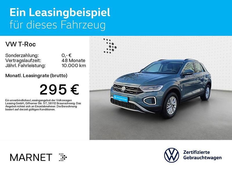 Gebraucht VW T-Roc Life 150 PS (110 kW) 2022 Blau SUV